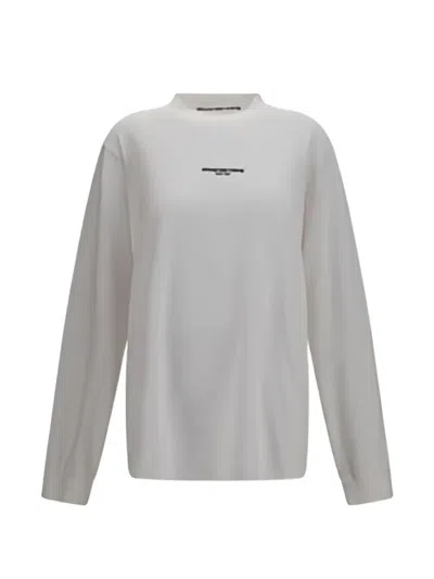 ALEXANDER WANG LOGO-PRINT LONG-SLEEVE T-SHIRT