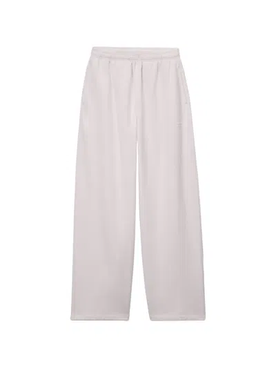Alexander Wang Logo-print Mid-rise Oversized Sweatpant In Pink