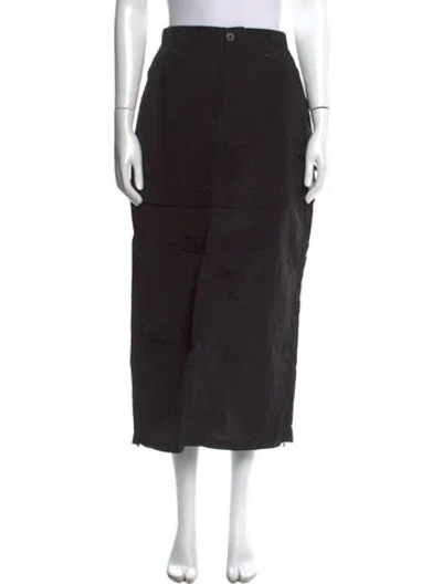 Pre-owned Alexander Wang Long Skirt In Black