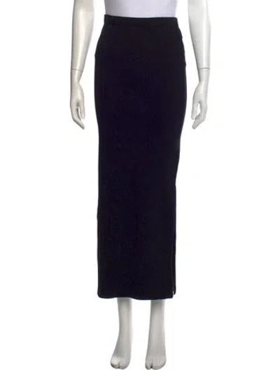 Pre-owned Alexander Wang Long Skirt In Black