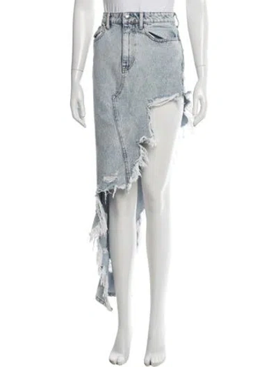 Pre-owned Alexander Wang Long Skirt In Blue