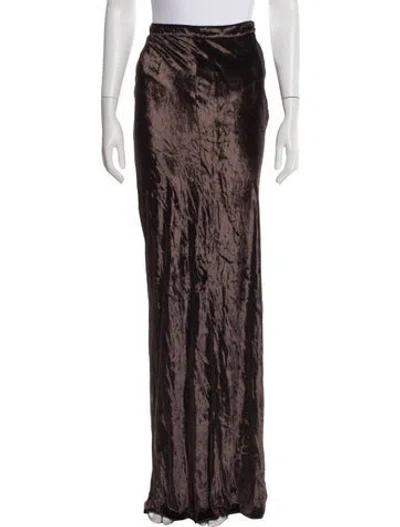 Pre-owned Alexander Wang Long Skirt In Brown