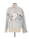 Alexander Wang Long Sleeve Button Down Shirt In White