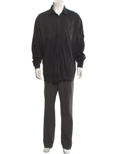 Pre-owned Alexander Wang Long Sleeve Shirt In Black