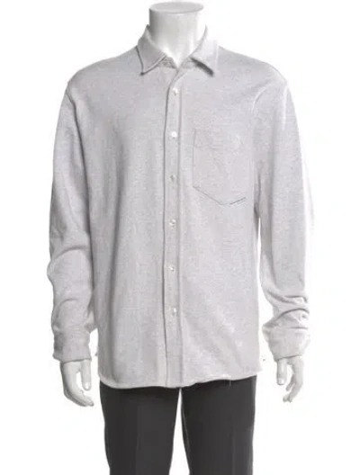 Pre-owned Alexander Wang Long Sleeve Shirt In Gray