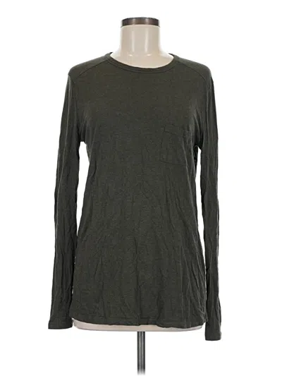 Pre-owned Alexander Wang Long Sleeve T-shirt In Gray