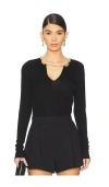 Alexander Wang V-neck Cropped Sweater With Nameplate Chain In Black