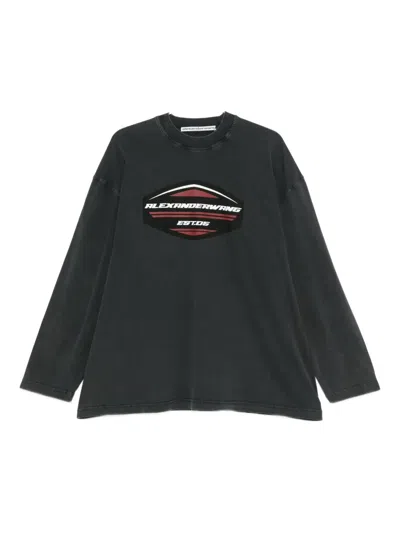 ALEXANDER WANG LONG-SLEEVED GRAPHIC JERSEY