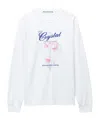 Alexander Wang Oberteil Aus Baumwoll-jersey Mit Print In White