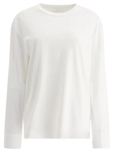 Alexander Wang T-shirt With Rubberized Logo T-shirts White