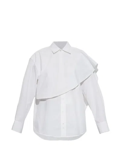 Alexander Wang Long-sleeve Shirt In White