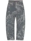 Alexander Wang Low-rise Bowed Gusset Jeans In Black