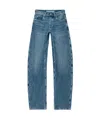 Alexander Wang Low-rise Cotton Jeans In Blue