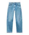 Alexander Wang Low-rise Wide-leg Jeans In Blue