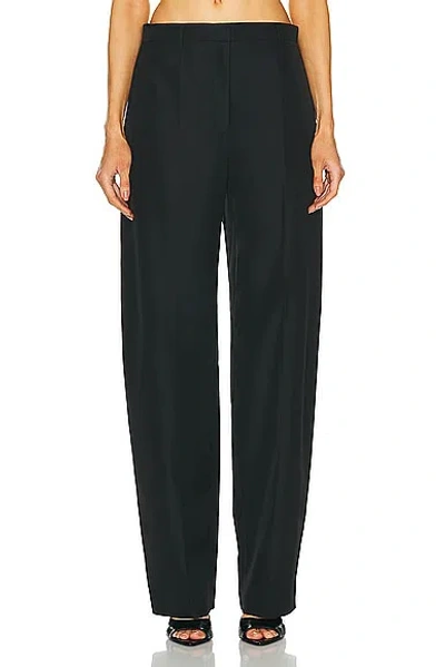 Alexander Wang Low Waisted Pant With Back Slits In Black
