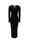 Alexander Wang Stretch Viscose Blend Dress With Gold-tone Detail