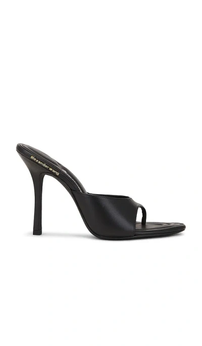 Alexander Wang Black Lucienne 105 Thong Heeled Sandals