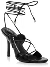 ALEXANDER WANG LUCIENNE WOMENS LEATHER DRESSY SLINGBACK SANDALS