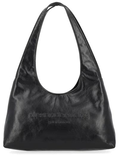 Alexander Wang Luxurious Cow Leather Mini Handbag In Black