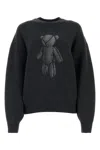 Alexander Wang Wool-blend Jumper In Charcoalmelange