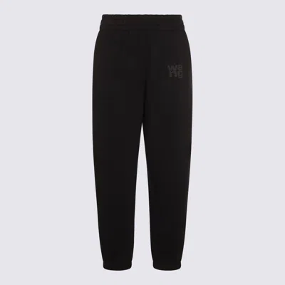 ALEXANDER WANG ALEXANDER WANG BLACK COTTON SWEATSHIRT
