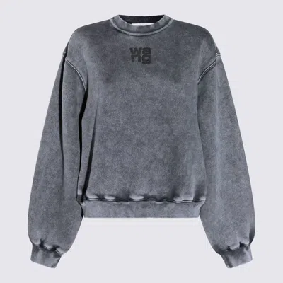 ALEXANDER WANG ALEXANDER WANG GREY COTTON SWEATSHIRT