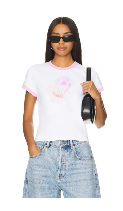 Alexander Wang Logo-print Cotton T-shirt In White