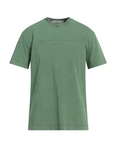 Alexander Wang Man T-shirt Green Size L Cotton