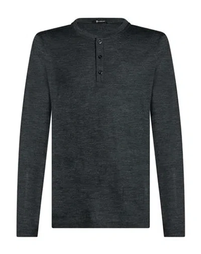 Alexander Wang Man T-shirt Charcoal Size L Wool In Gray