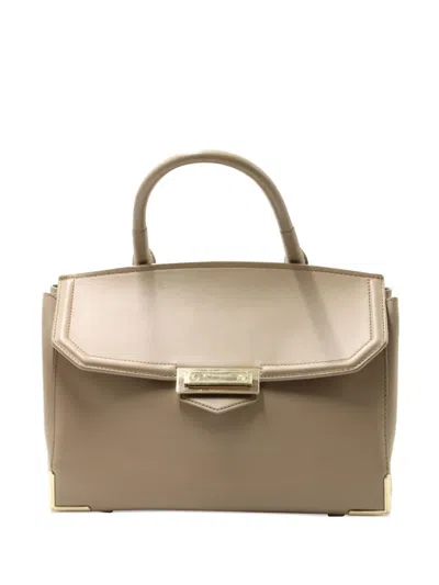 Pre-owned Alexander Wang Marion Skeletal Leather Handbag In Neutral