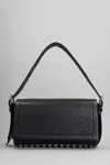 Alexander Wang Ricco Slim Leather Shoulder Bag In Black