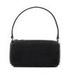 Alexander Wang Medium Spike Pouch Handbag In Black