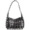 Alexander Wang Omens Rex Medium Studded Leather Shoulder Bag Black In Black