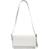 Alexander Wang Medium Ricco Bubble Grain Canvas Shoulder Bag In Off White