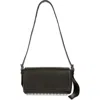 Alexander Wang Medium Ricco Leather Shoulder Bag In 001 Black