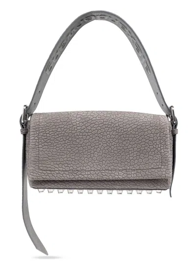Alexander Wang Medium Ricco Shoulder Bag In Grey