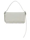 Alexander Wang Ricco Medium Studded Shoulder Bag In Grey