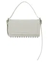 Alexander Wang Ricco Medium Studded Shoulder Bag In White