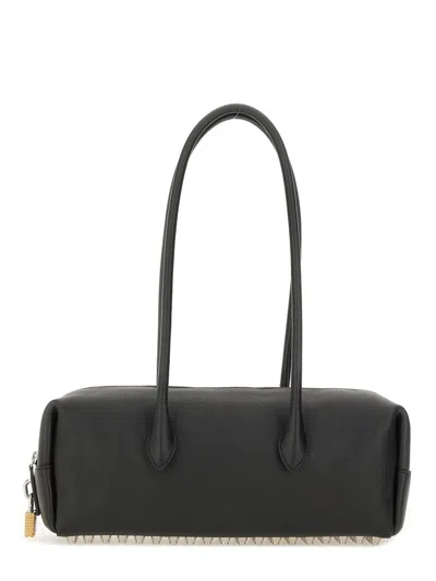 Alexander Wang Medium Roux Key-charm Shoulder Bag In Black