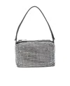 Alexander Wang Medium Wangloc Rhinestone-embellished Clutch Bag In Multicolor