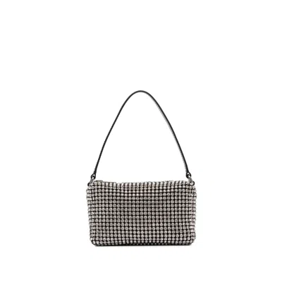 Alexander Wang Medium Wangloc Rhinestone-embellished Clutch Bag