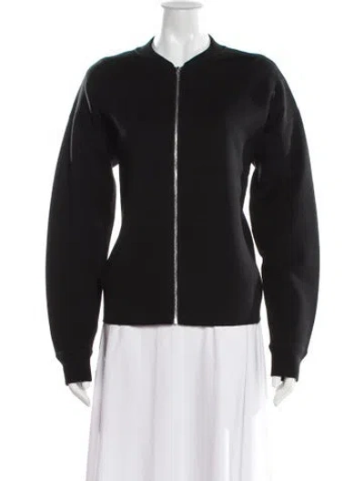 Pre-owned Alexander Wang Merino Wool Crew Neck Sweater In Black