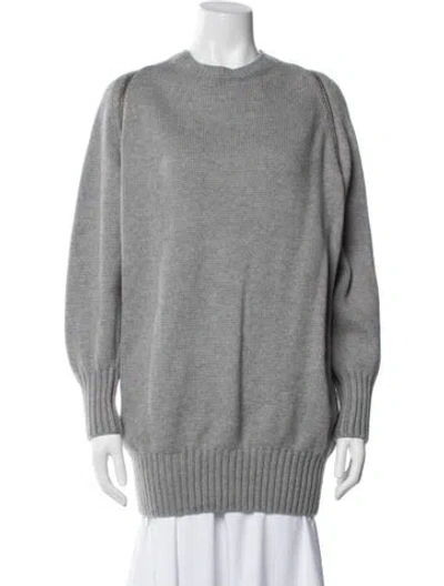Pre-owned Alexander Wang Merino Wool Crew Neck Sweater In Multi