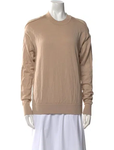 Pre-owned Alexander Wang Merino Wool Crew Neck Sweater In Neutral