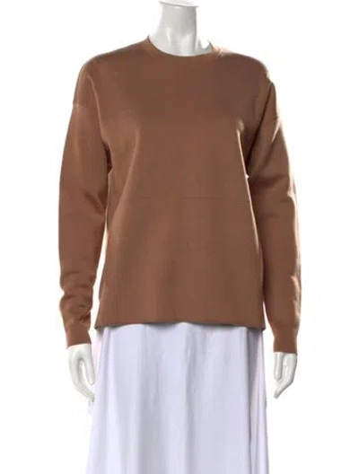 Pre-owned Alexander Wang Merino Wool Crew Neck Sweater In Neutrals