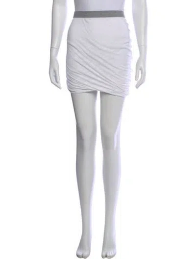 Pre-owned Alexander Wang Mesh Accents Mini Skirt In Multi