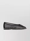 Alexander Wang Mesh Lina Ballerinas Studded Trim