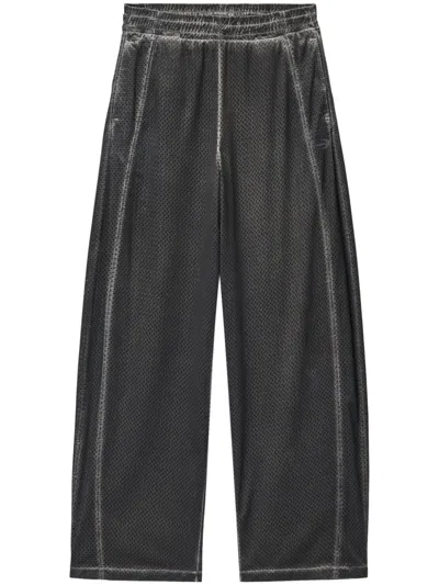 Alexander Wang Mesh Sweatpants In Black