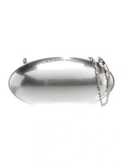 Pre-owned Alexander Wang Metal Evening Bag In Silver