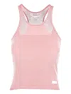 Alexander Wang Micro Ribbed T-shirt In Pink